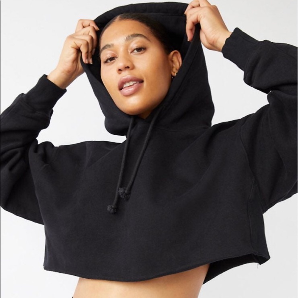 TNA Aritzia Cropped Hoodie Small